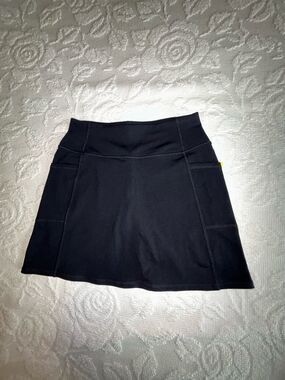 Skechers GOWALK GOFLEX Black Athletic Skort Size S Pockets Performance NWT